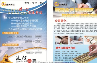 財務(wù)公司彩頁 專業(yè)財務(wù)咨詢，助力企業(yè)穩(wěn)健成長